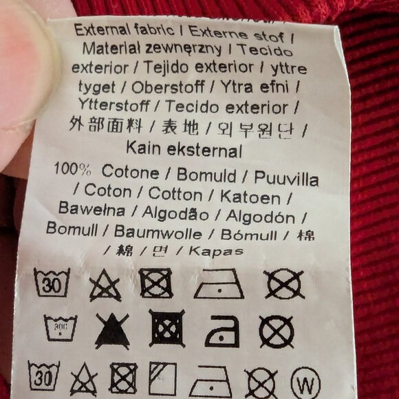 Oakley Spell Out Crewneck Red Sweatshirt Custom Fit - Size M - Picture 8 of 9